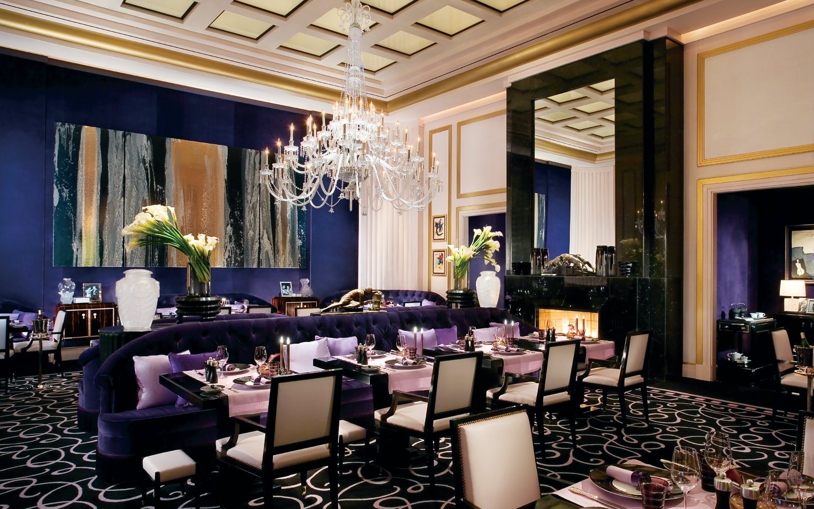 At Joël Robuchon and L'Atelier
